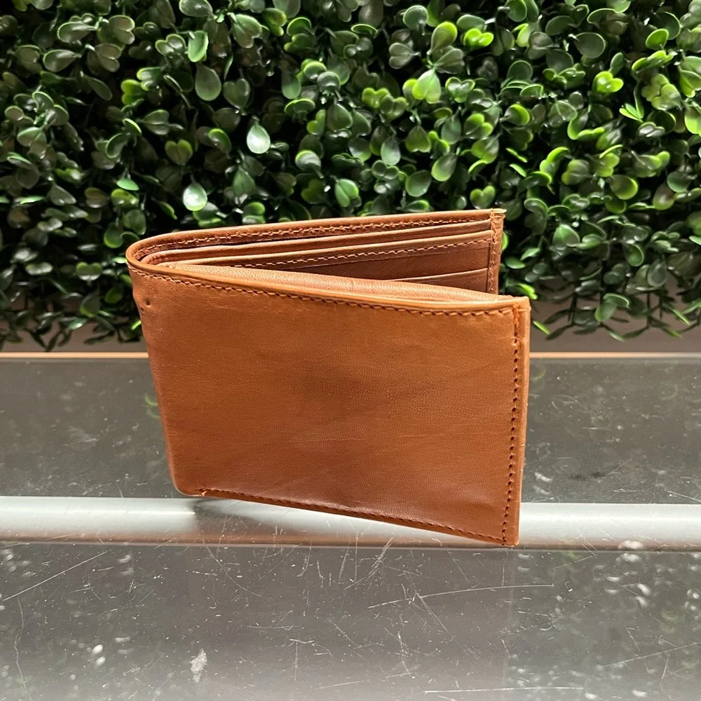 Elegant Tan Leather Wallet for Men